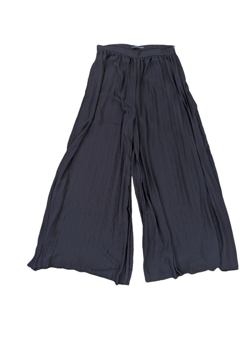 Zara Woman black pleated palazzo pants size XL VGUC - Picture 2 of 9